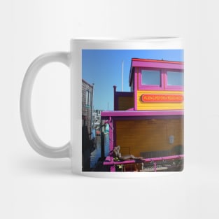 Sausalito Docks - Houseboat "Alien Lifeform Research" Mug